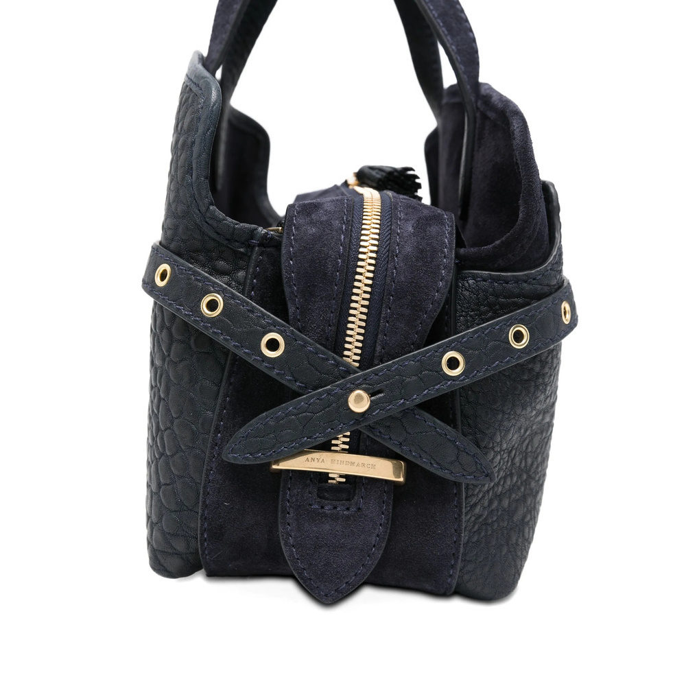 Anya Hindmarch Double Handle Shoulder Bag In Black