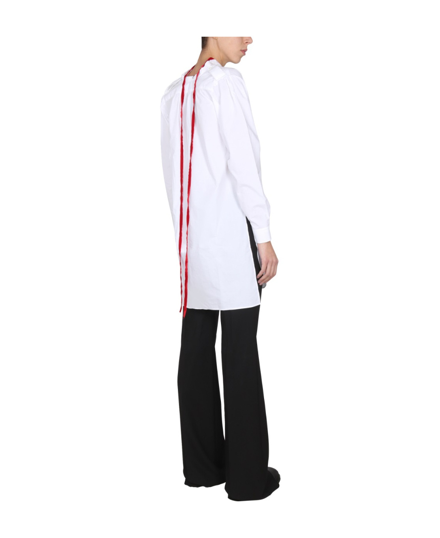 Shop Raf Simons Classic Tailored Shirt Top In White