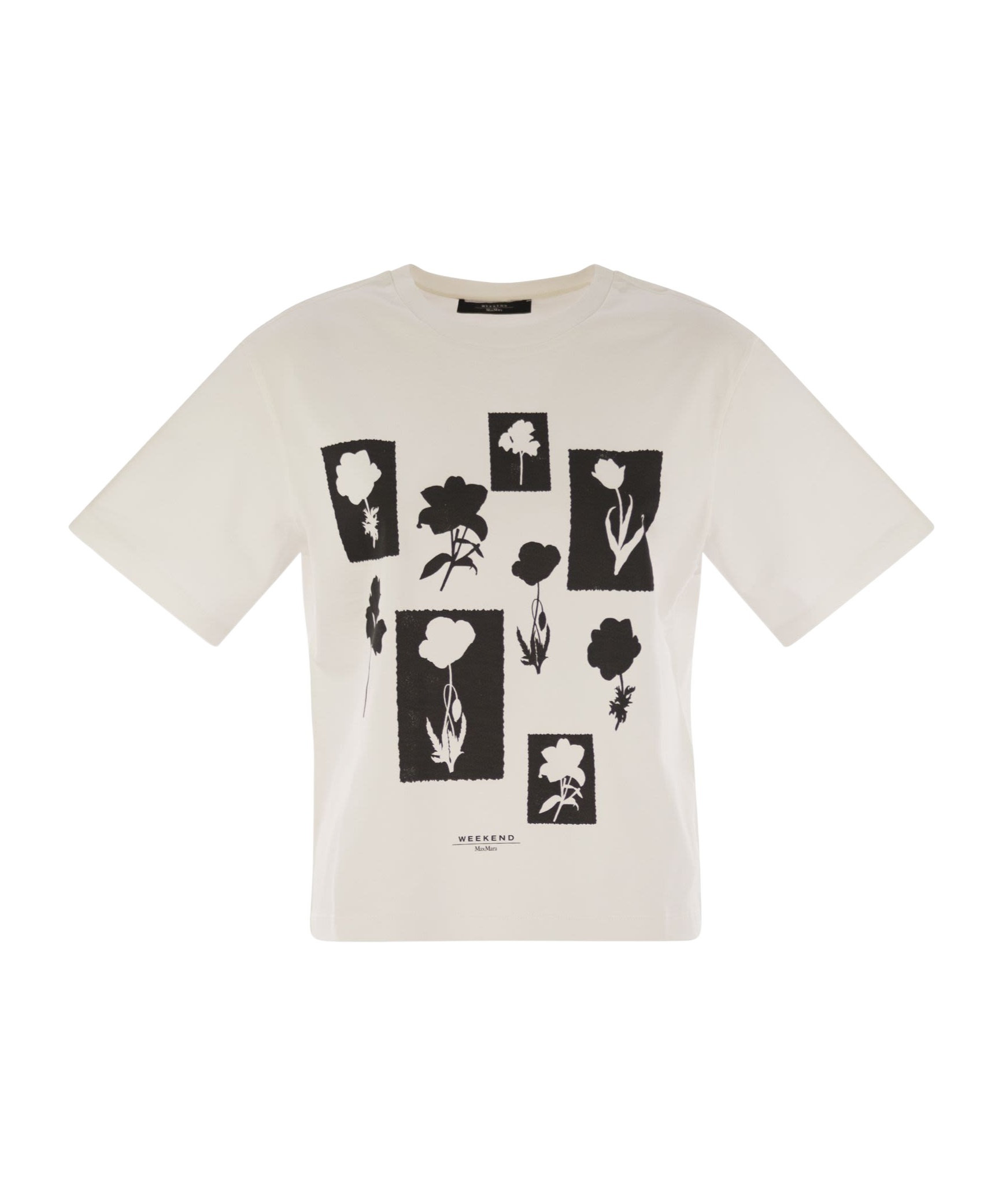 Weekend Max Mara Short-sleeved T-shirt In White