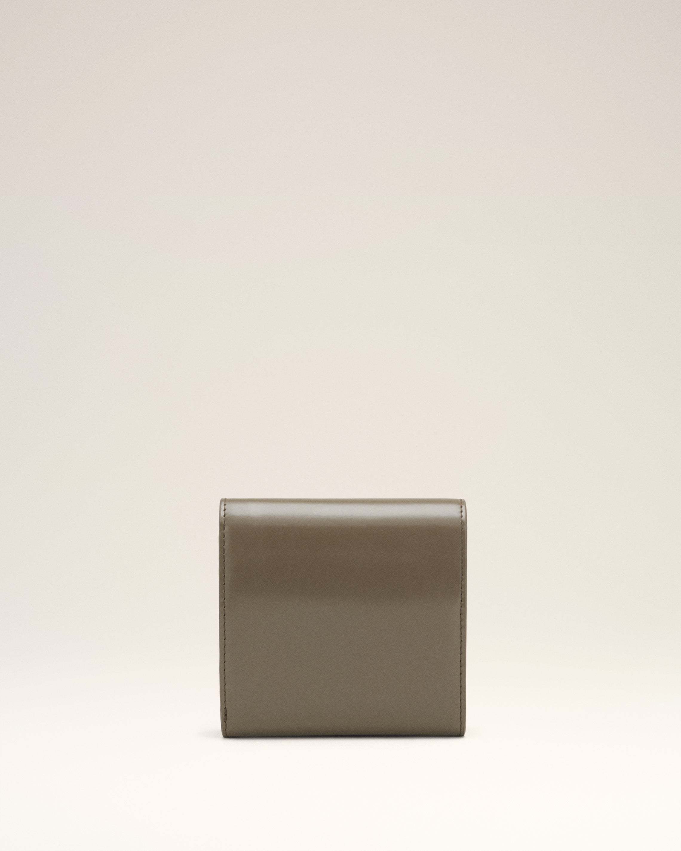 Ami Alexandre Mattiussi Flap Wallet In Brown
