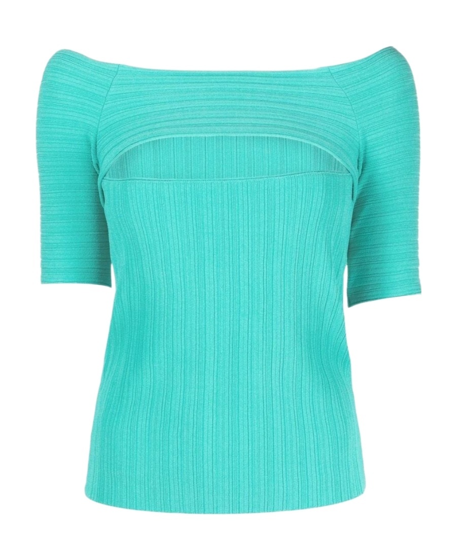 Stella Mccartney Logo T-shirt In Green