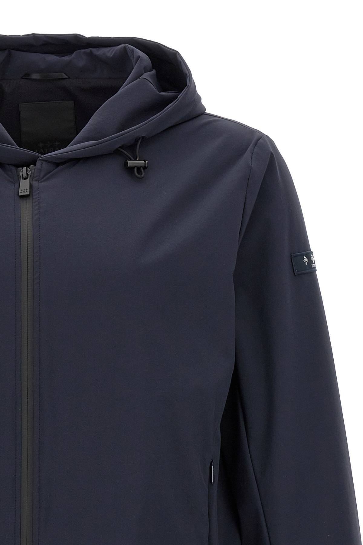 Tatras 'audee' Jacket Hooded Design Elastic Cuffs In Blue