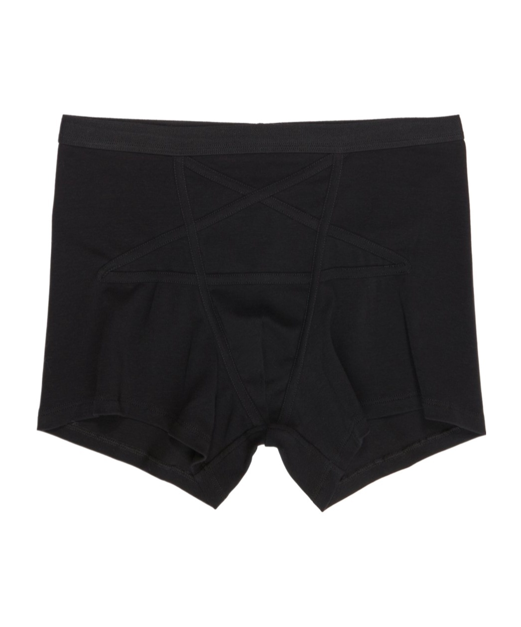 Rick Owens Modern Boxer Brief Seam Detail In Black