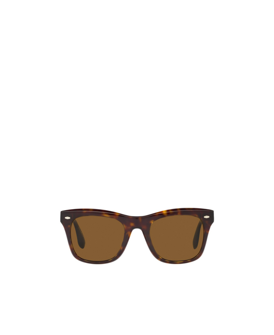 Oliver Peoples Tortoiseshell-effect Square-frame Sunglasses In Brown