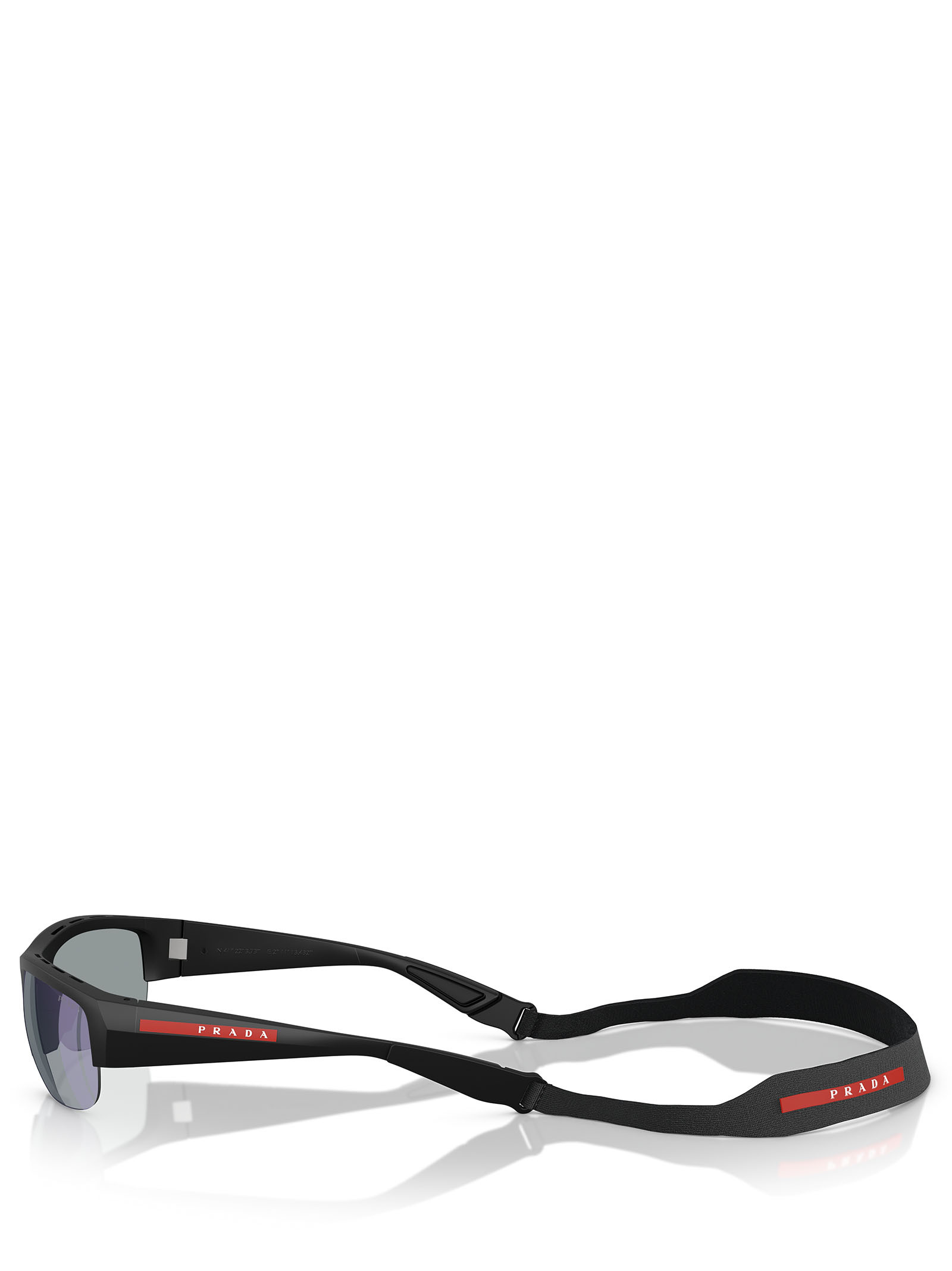 Prada Eyewear Rectangular Frame Sunglasses In Gray