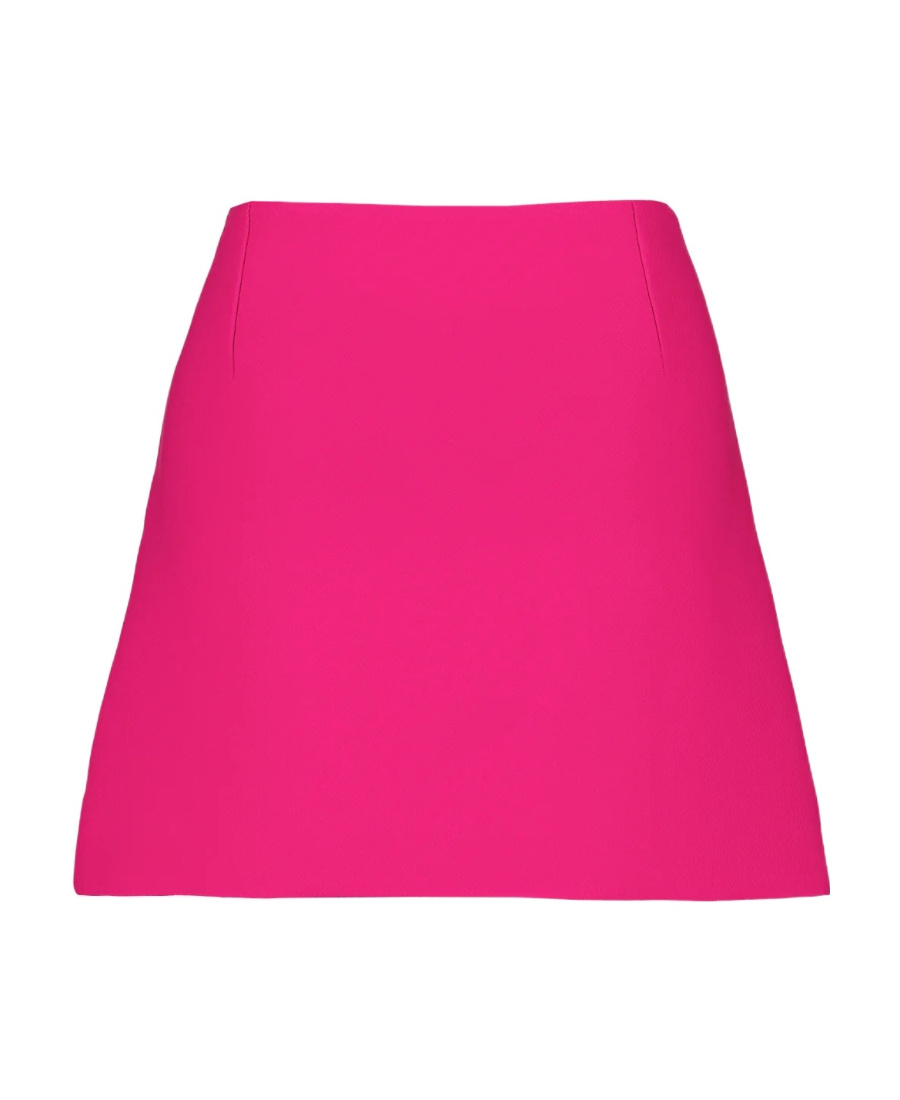 Versace Low-rise Buttoned Skirt In Pink