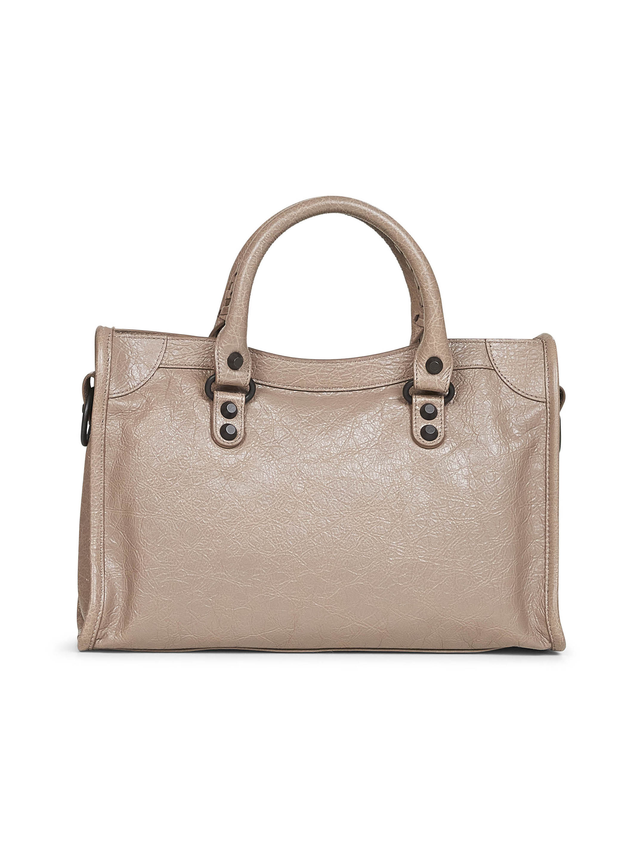 Balenciaga Le City Handbag In Brown