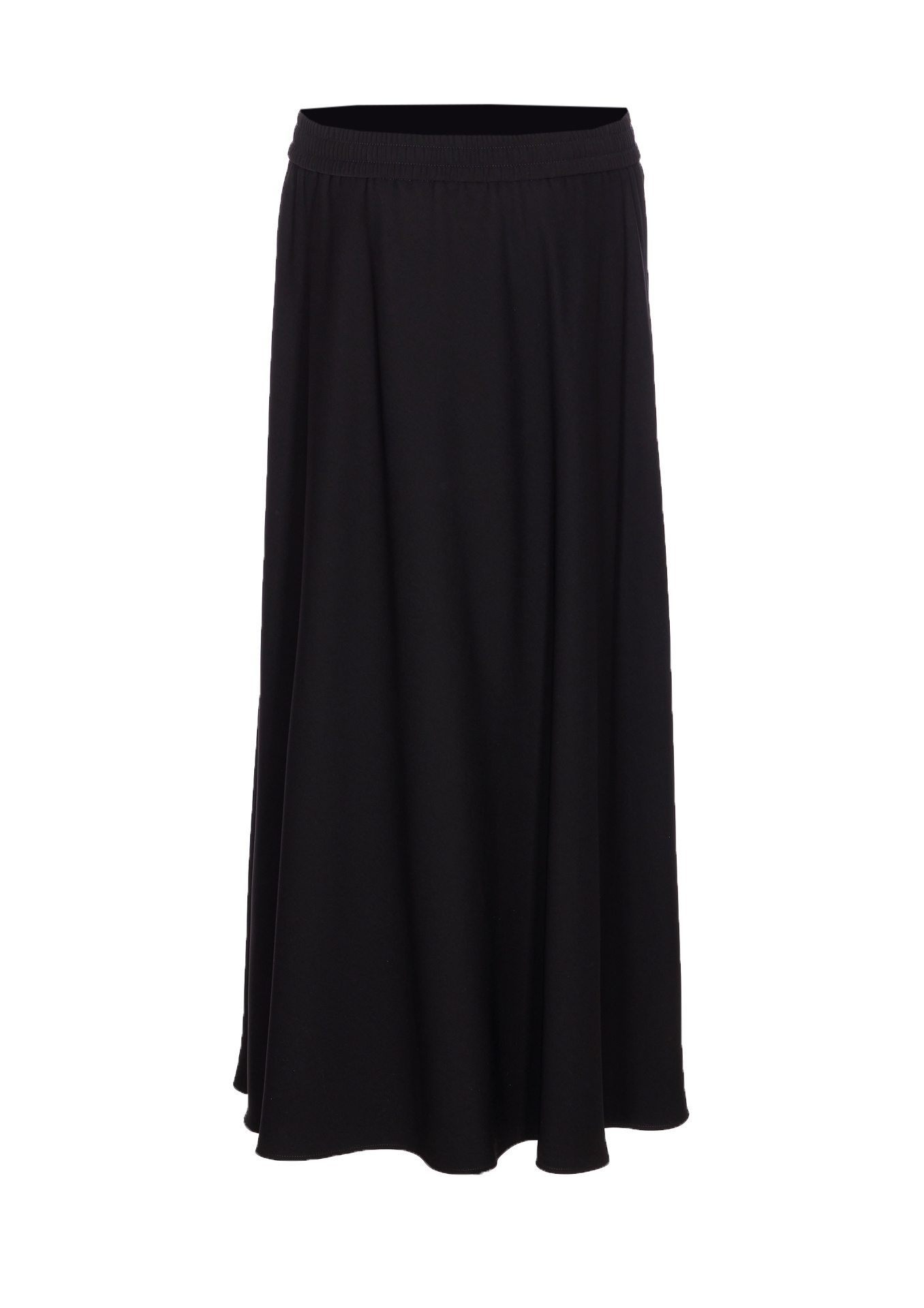 Herno Midi And Knee Length Skirt With Drawstring In Black