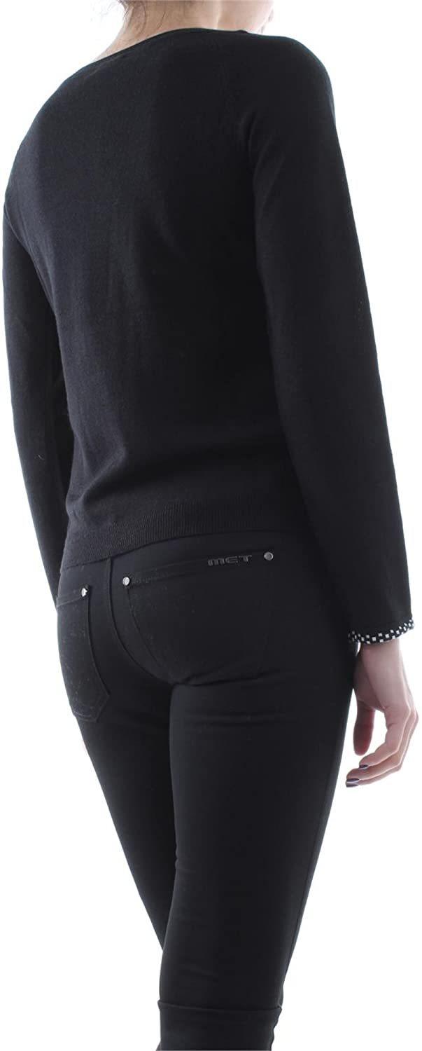 Armani Jeans Long-sleeved Pullover In Black