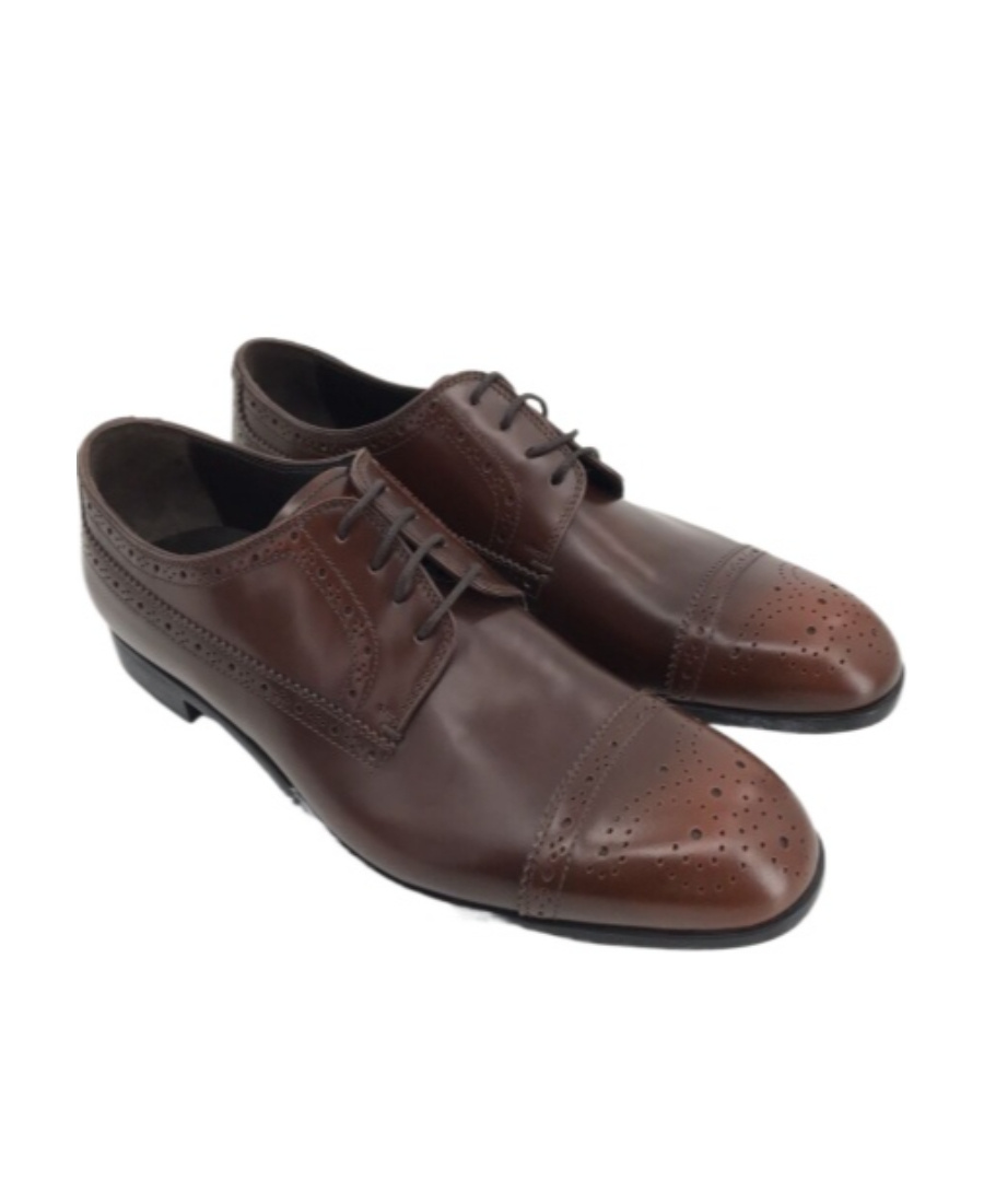 Emporio Armani Logo Business Casual Shoes In Black