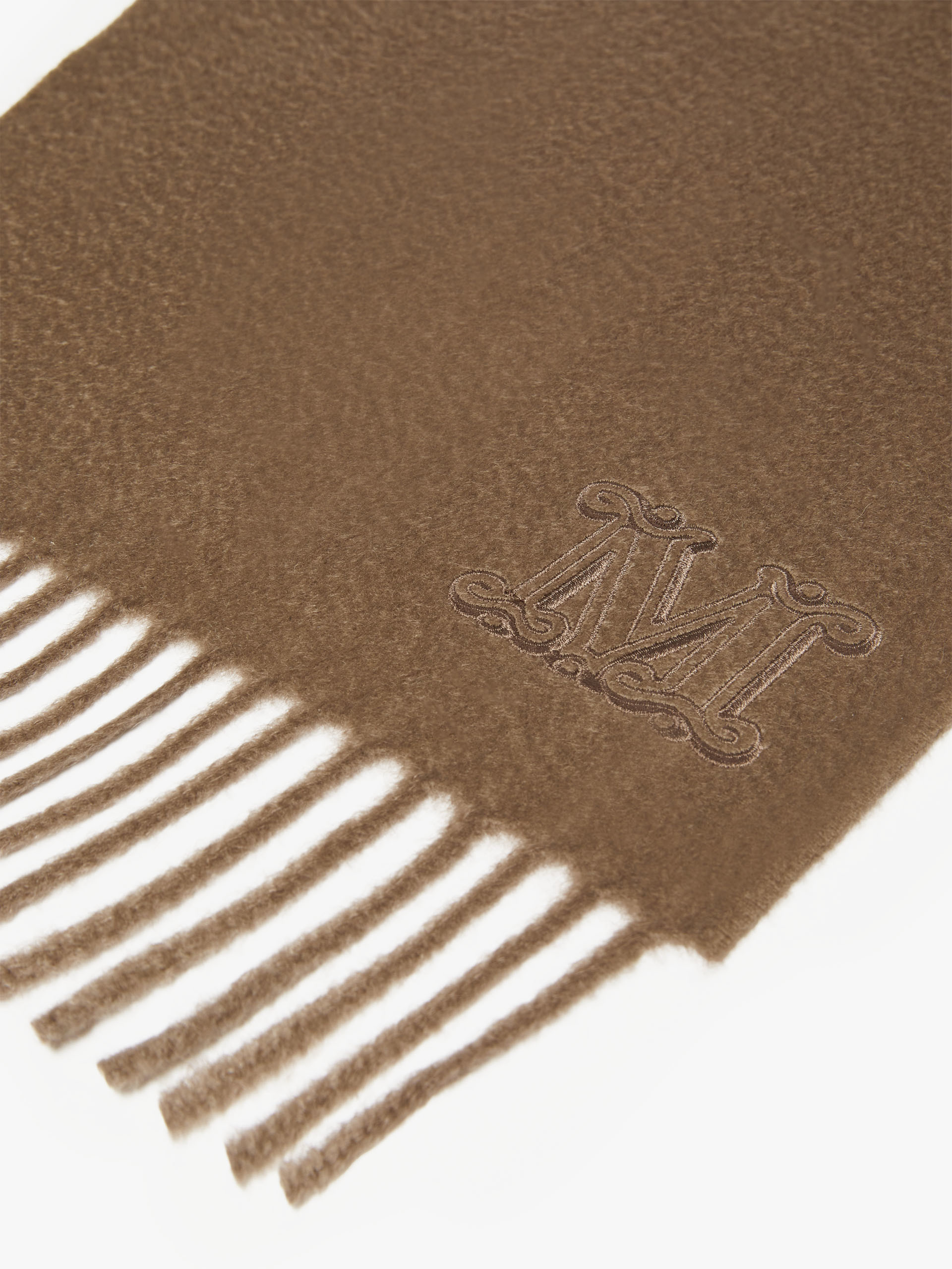 MAX MARA EMBROIDERY CASHMERE SCARF