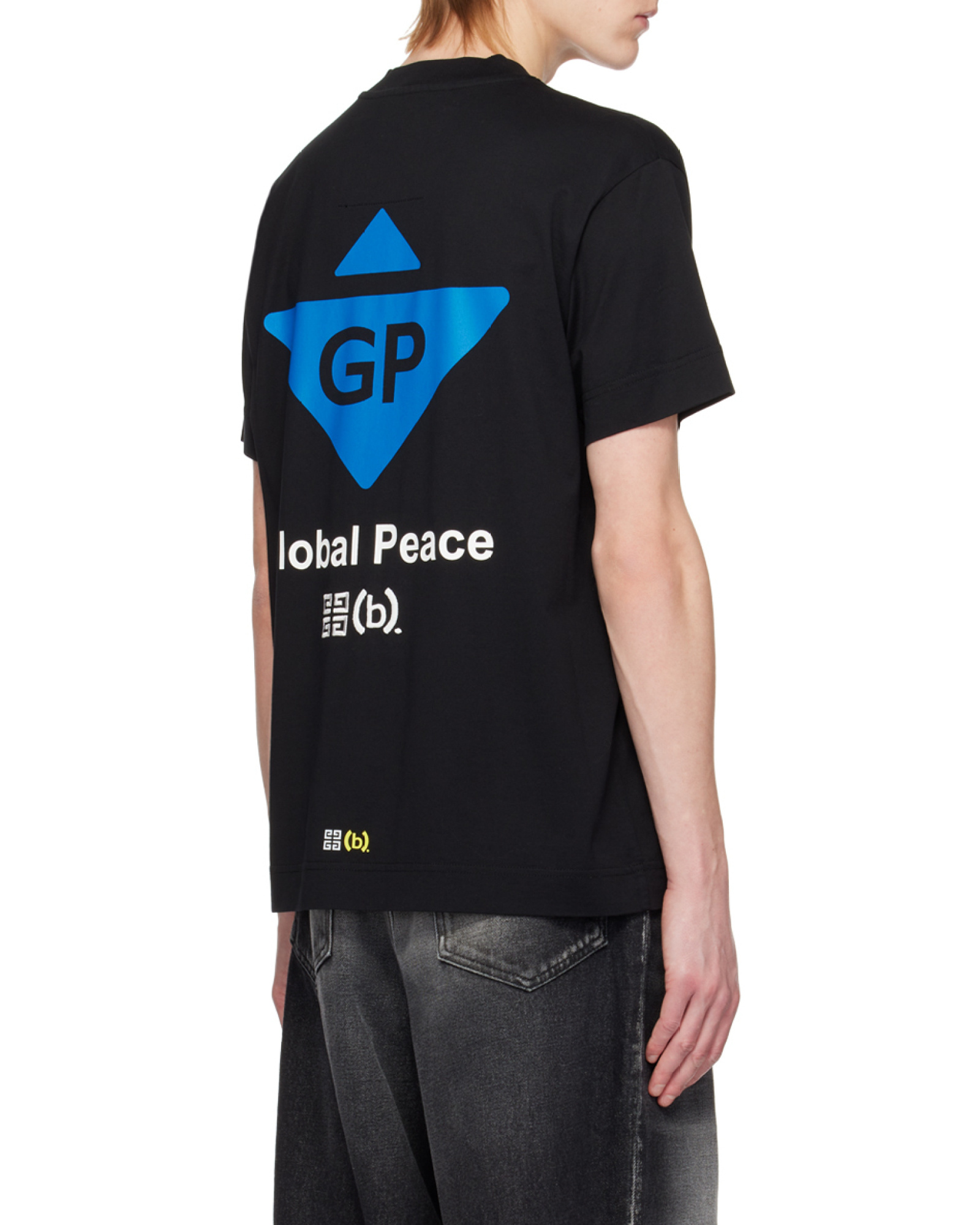 Givenchy Logo Printed Crewneck T-shirt In Black