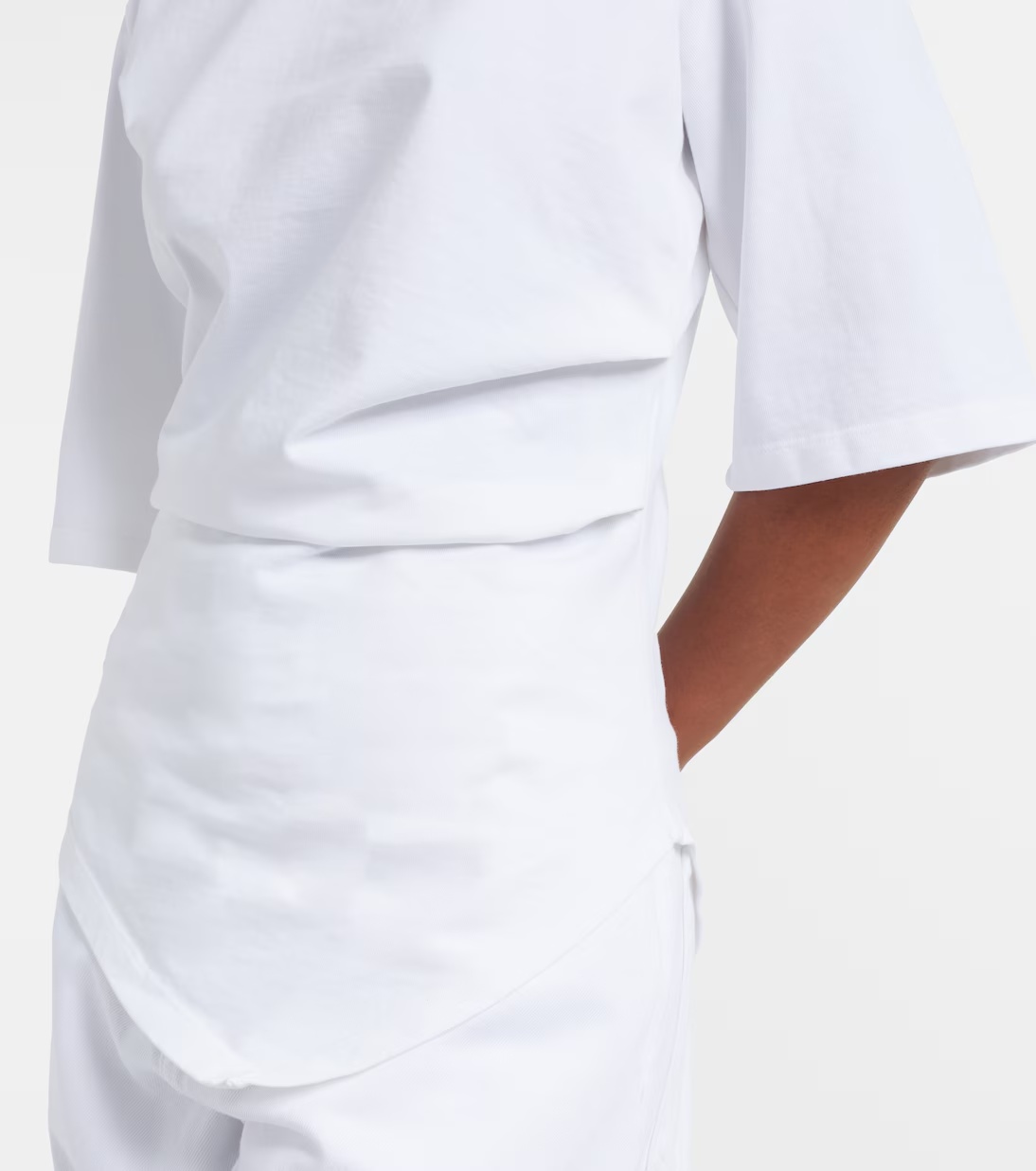 Rohe Short-sleeved Jersey T-shirt In White