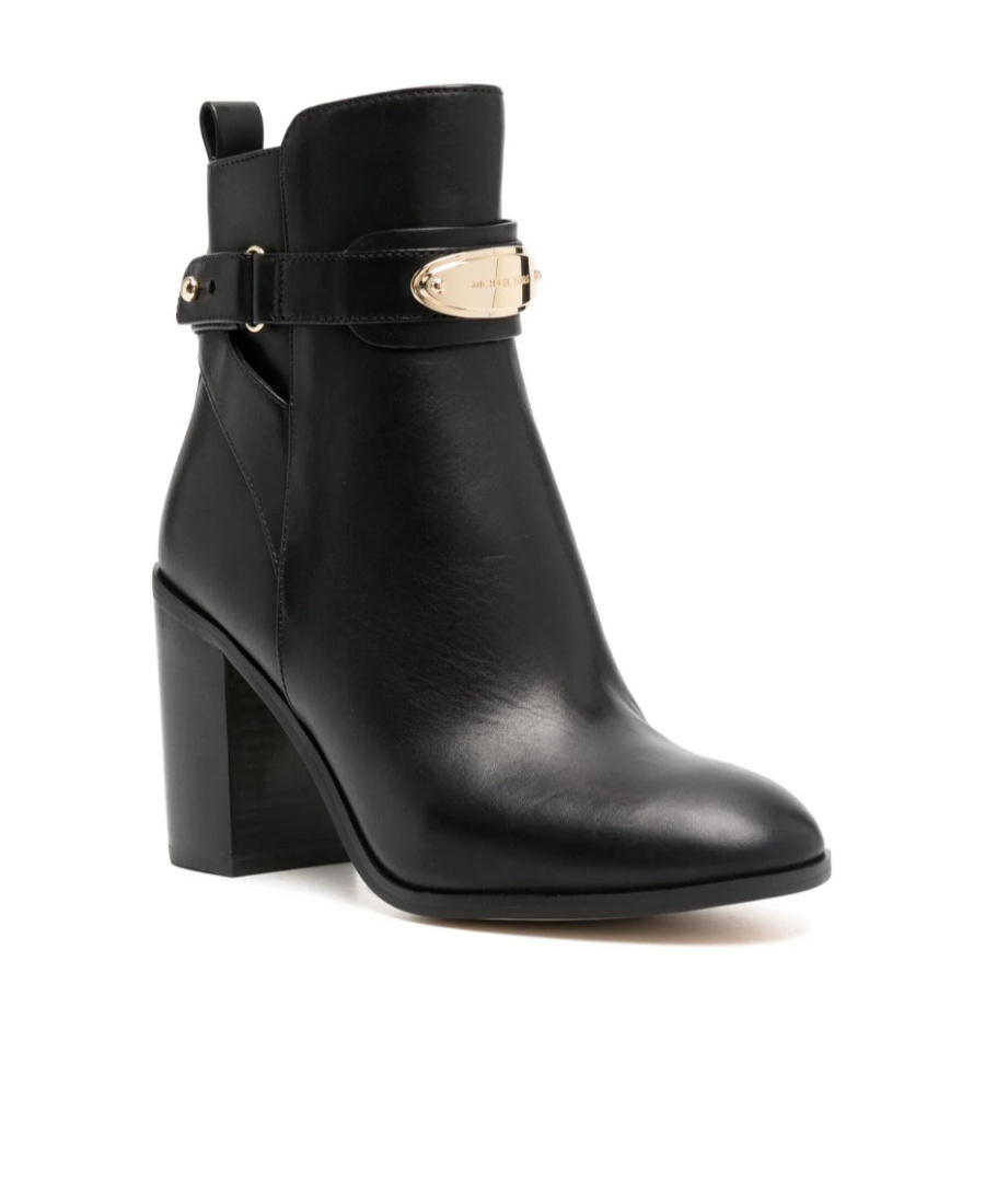 Michael Michael Kors Darcy 90mm Ankle Leather Boots In Black