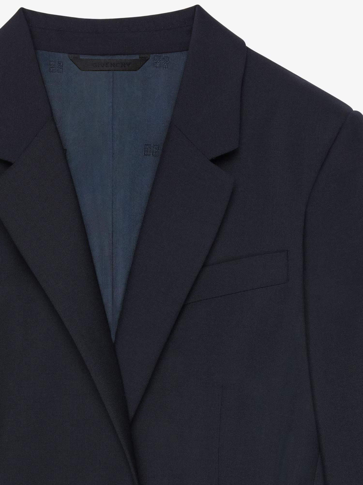 Givenchy Voyou Wool Suit Coat In Blue