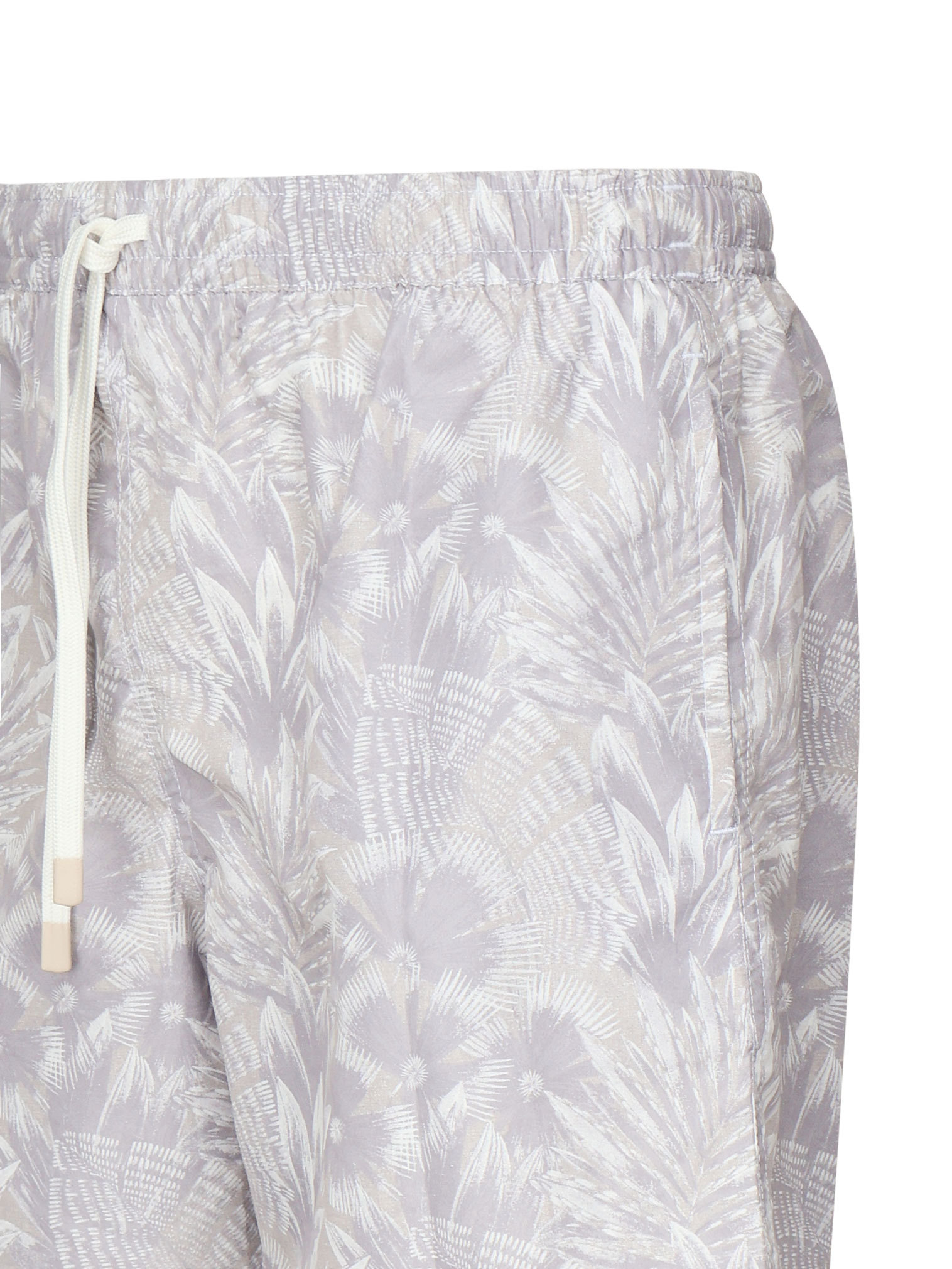 Eleventy Patterned Swim Shorts In Gray