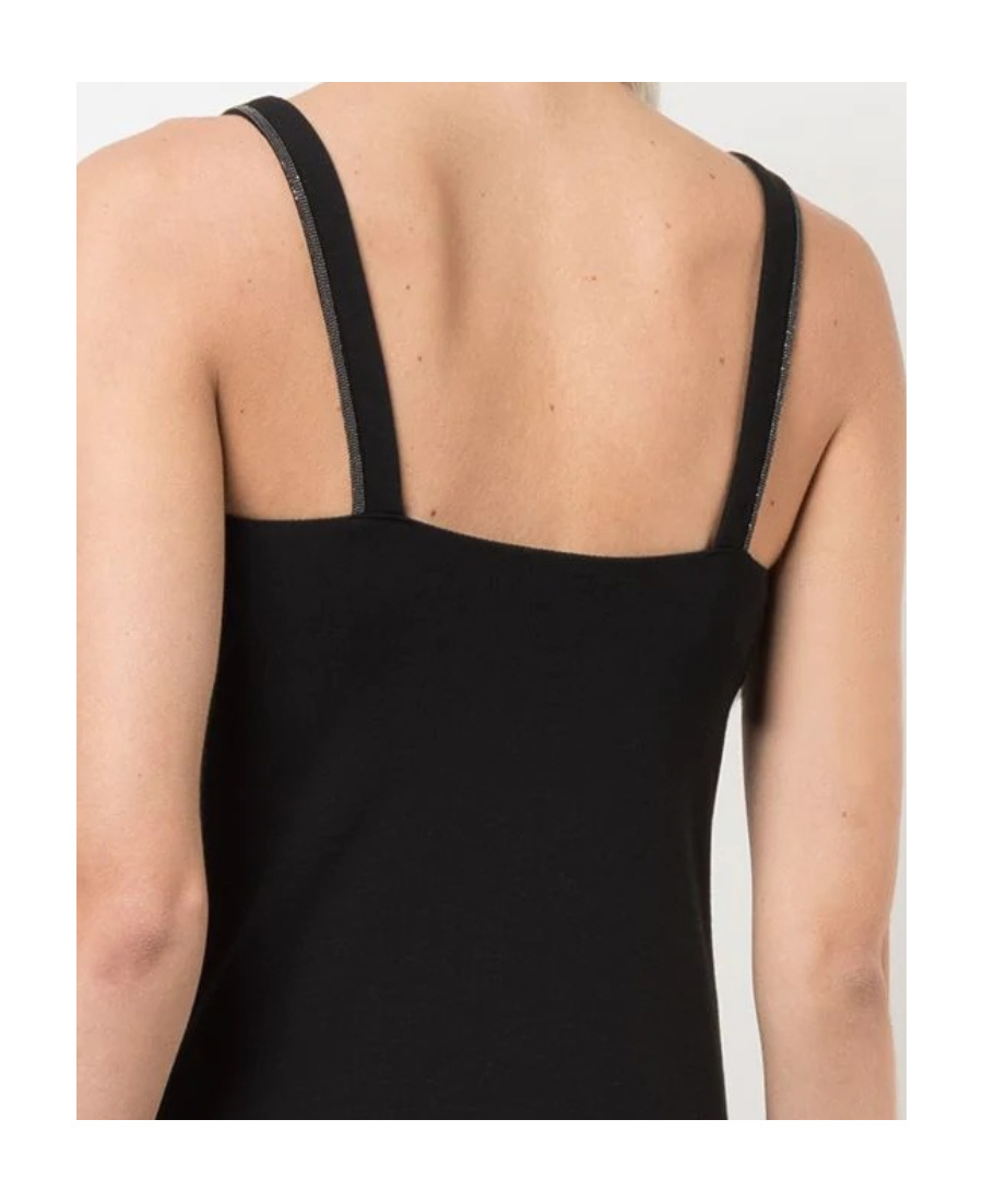 Brunello Cucinelli Slim-fit Tank Top In Black