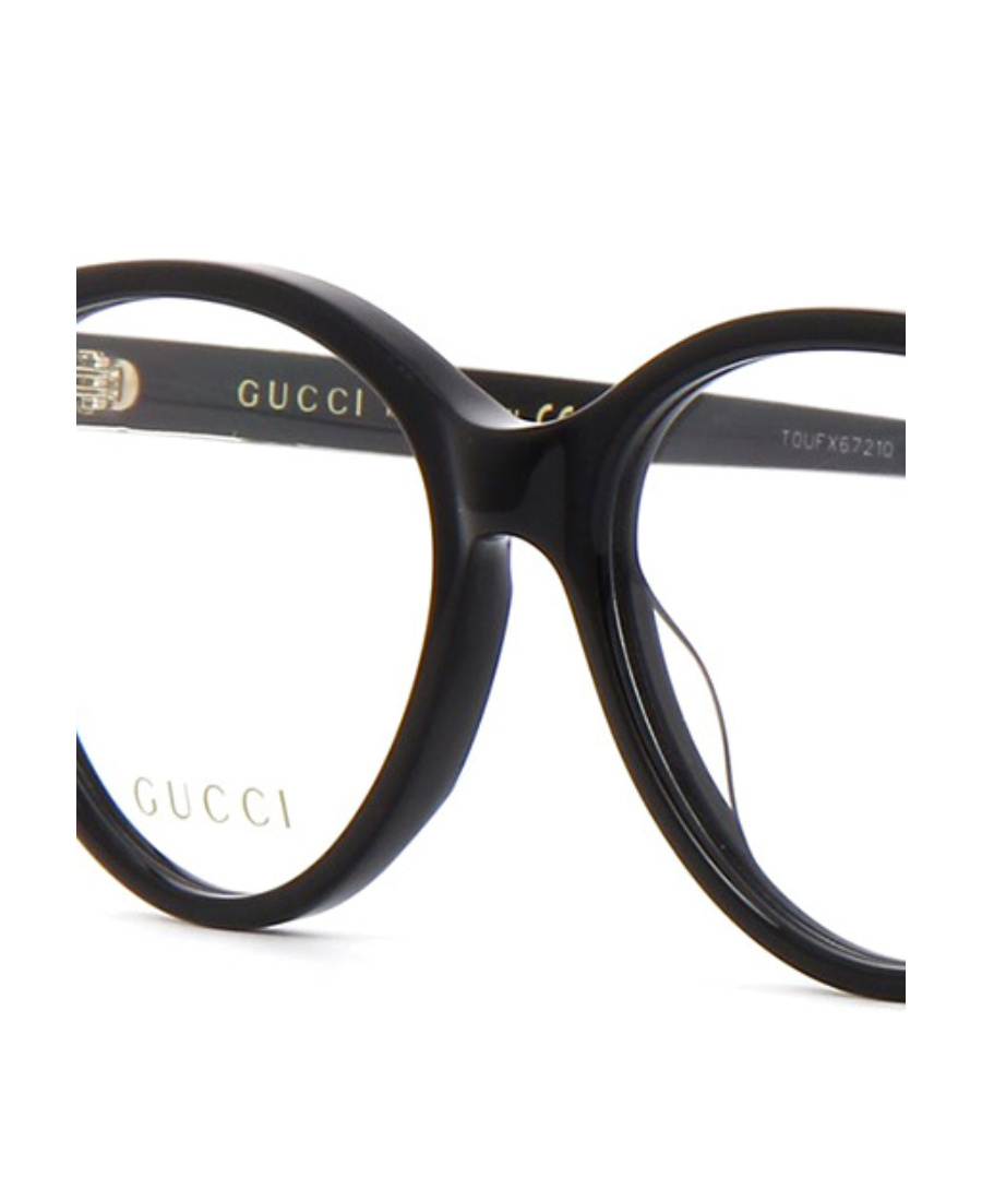 Gucci Cat Eye Frame Glasses In Black