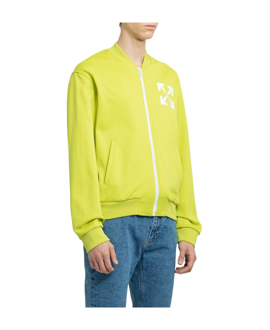 Off-white Arrows-print Track Jacket In Yellow