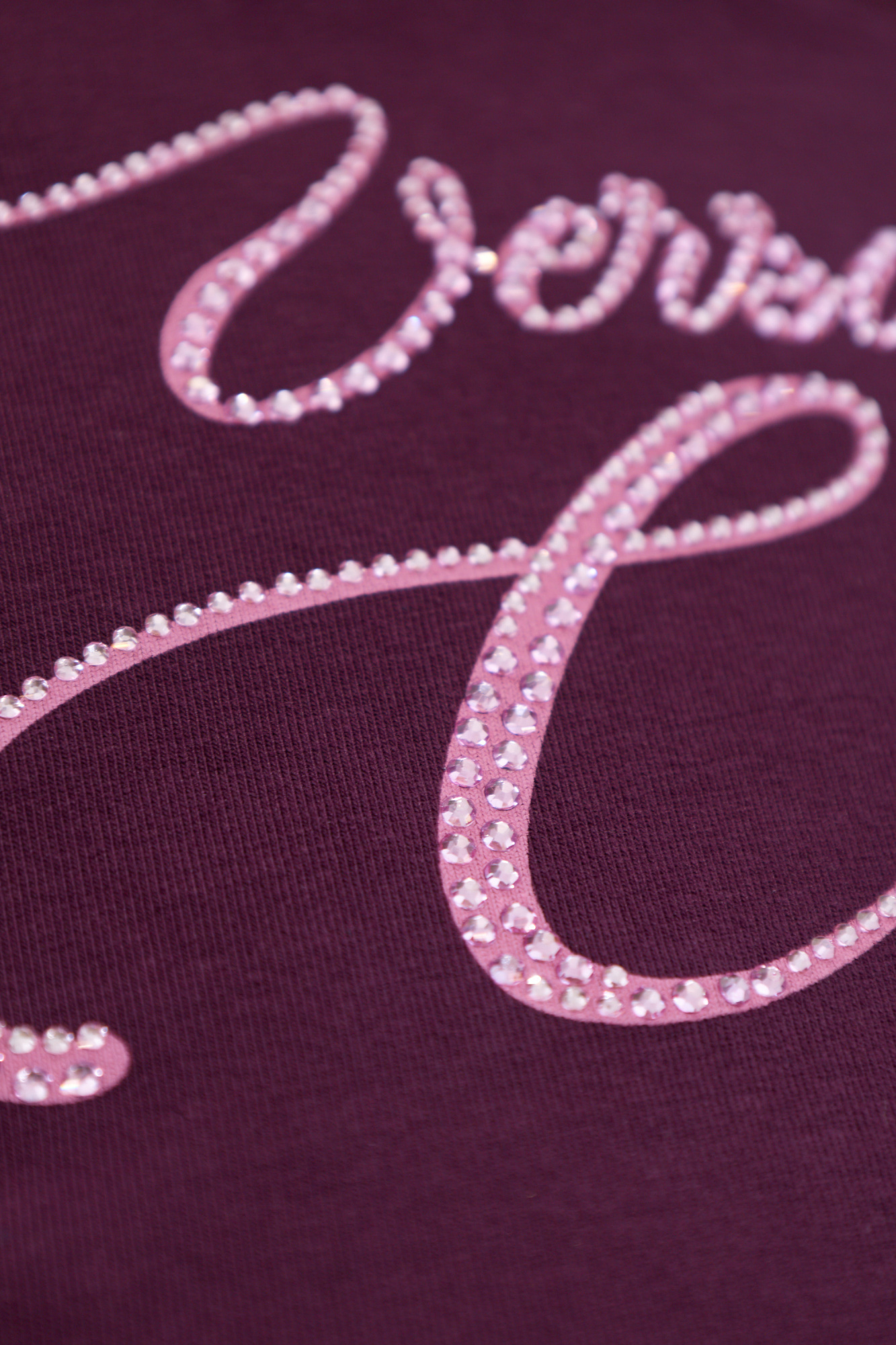 Versace Jeans Short-sleeved T-shirt In Burgundy