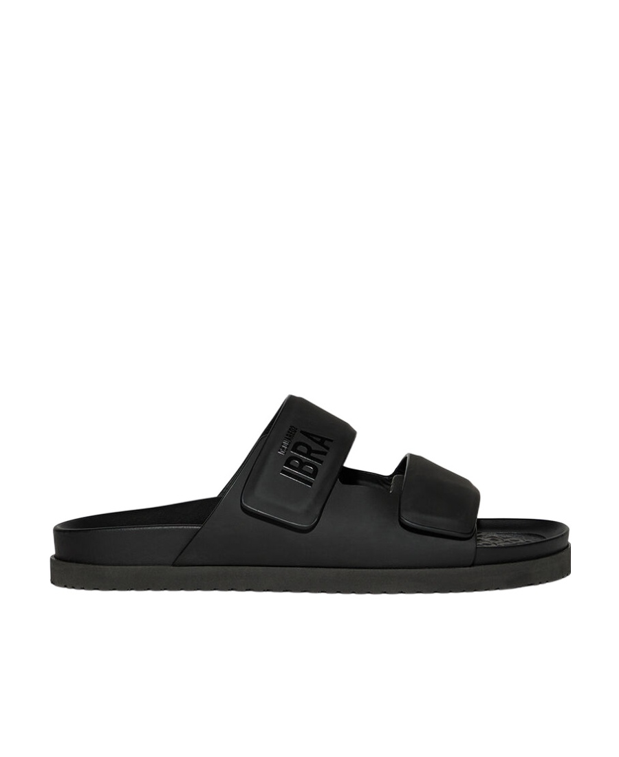 Dsquared2 Logo Slippers In Black