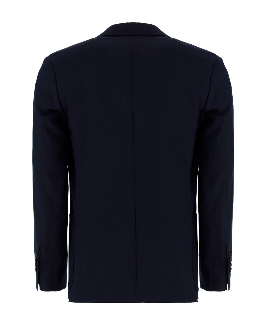 Paul Smith Darted Single-breast Wool Blazer In Black