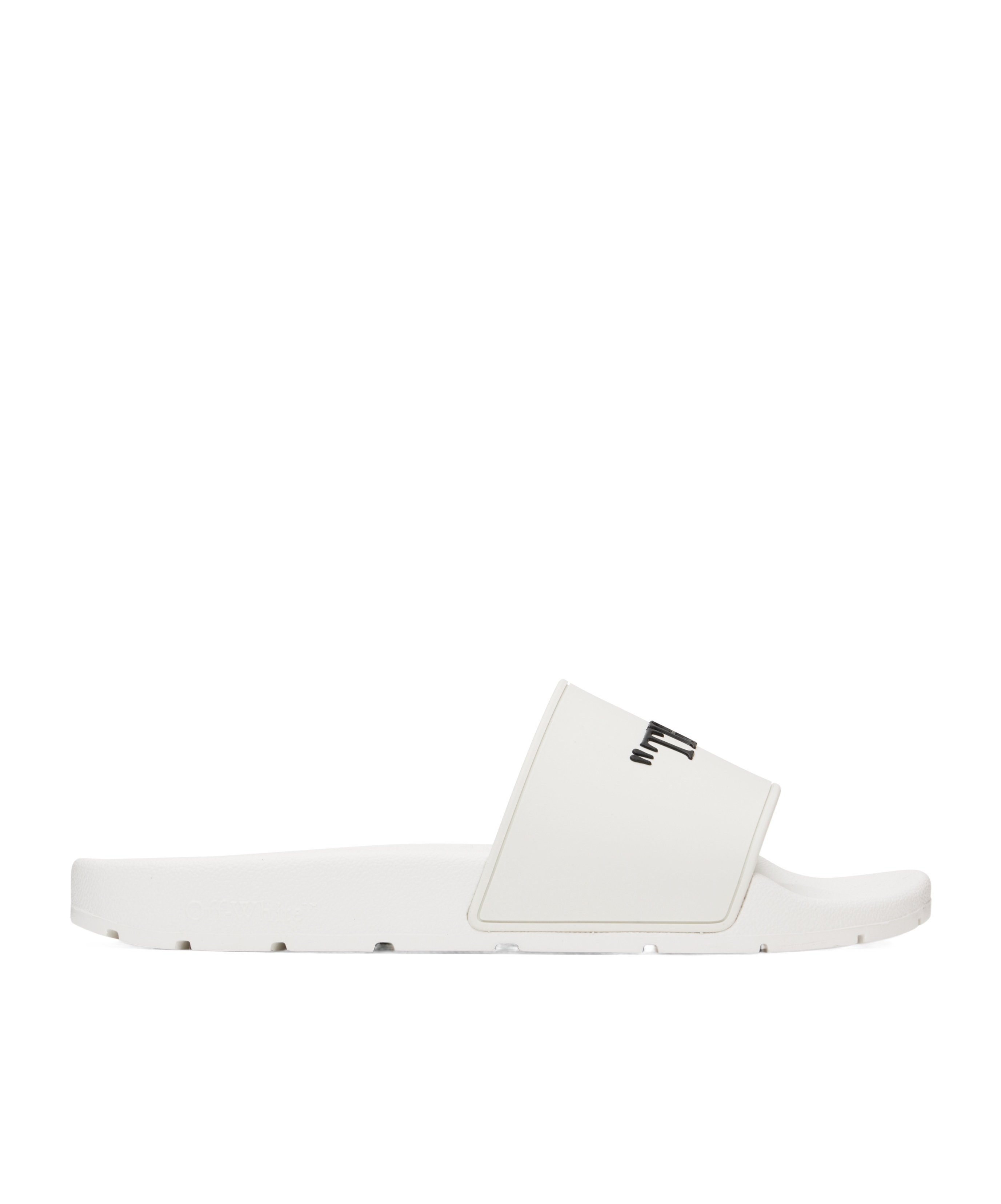 Off-white Round Toe Slippers