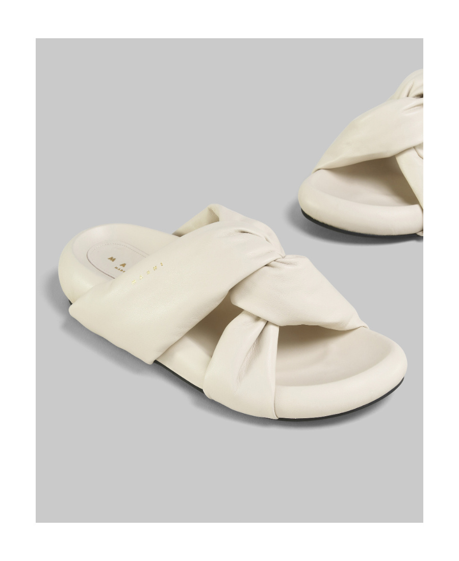 Marni Bubble Sandals In White