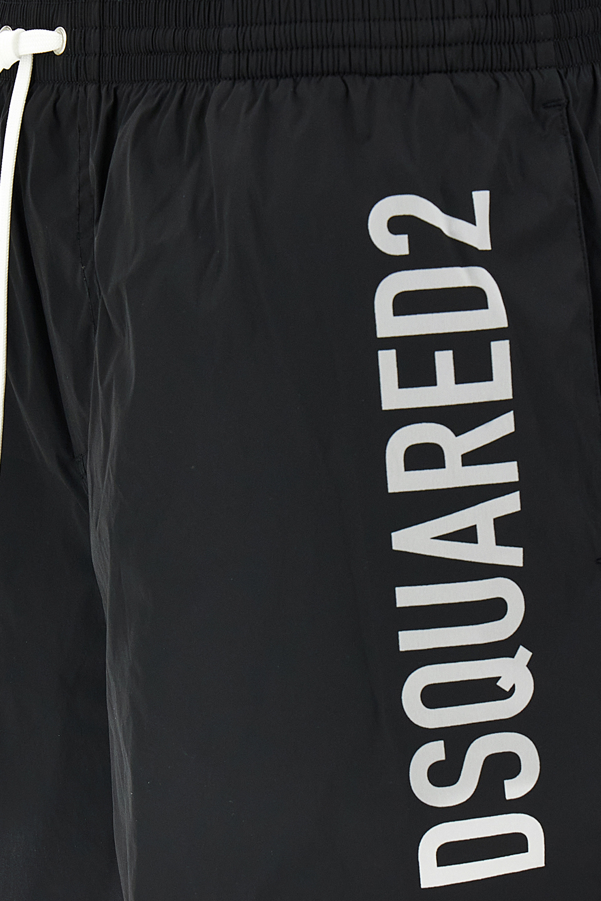 Dsquared2 Medium And Long Boxer Swimsuit In Black