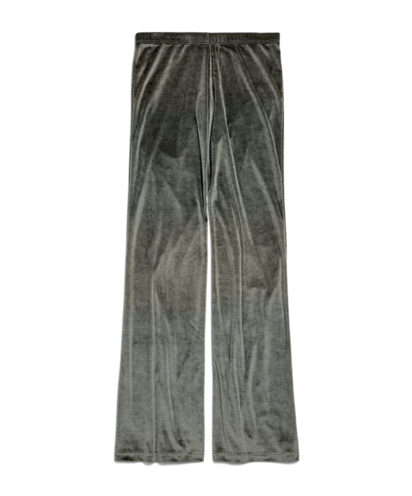 Balenciaga Velvet Sweatpants In Green