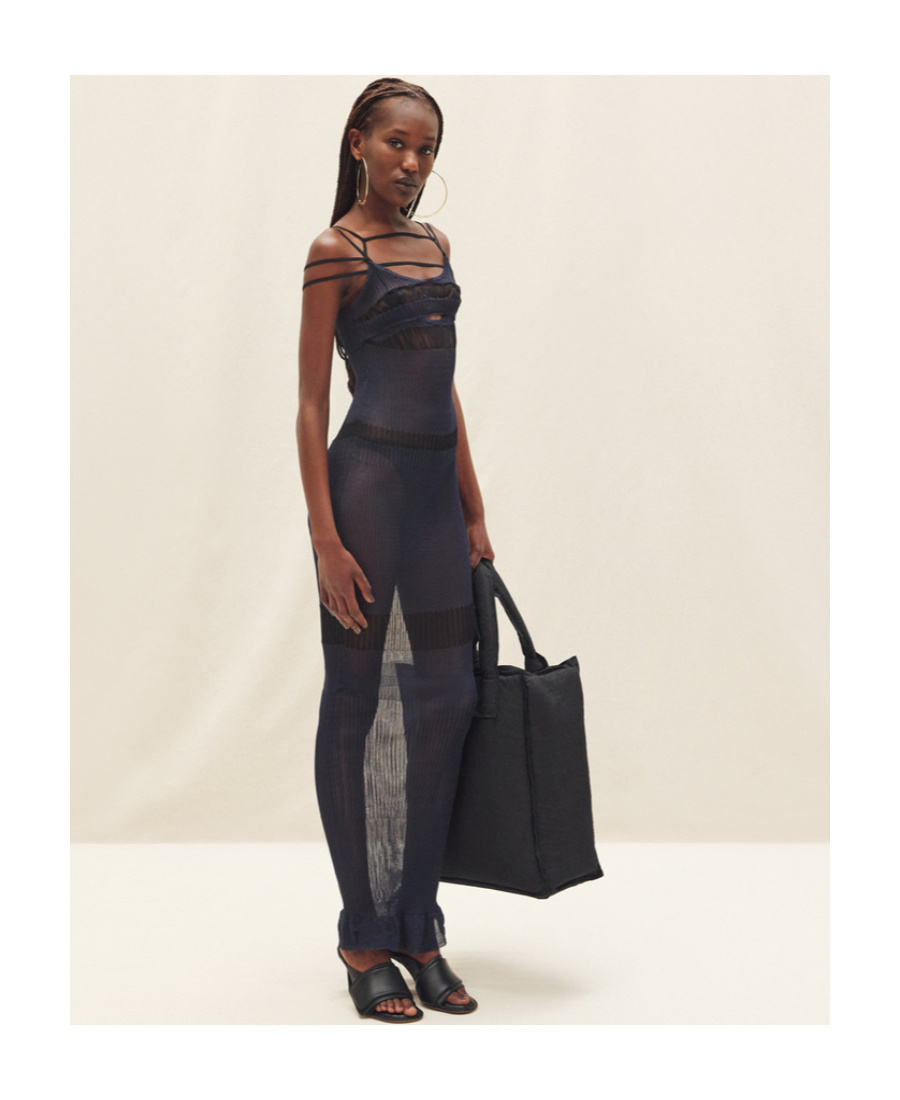 Jacquemus La Robe Sognu In Black