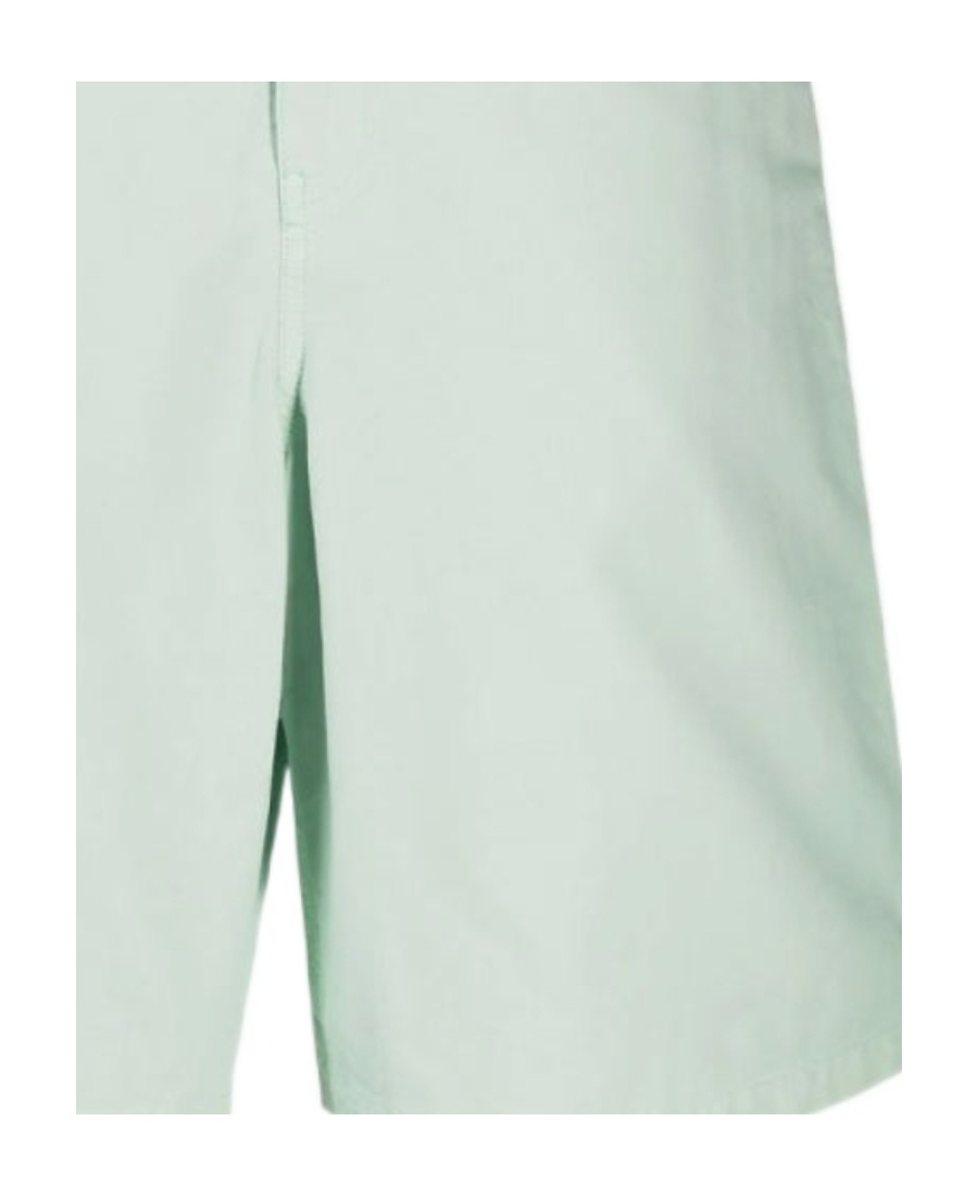 Ami Alexandre Mattiussi Wide-leg Loop-strap Bermuda Shorts In White