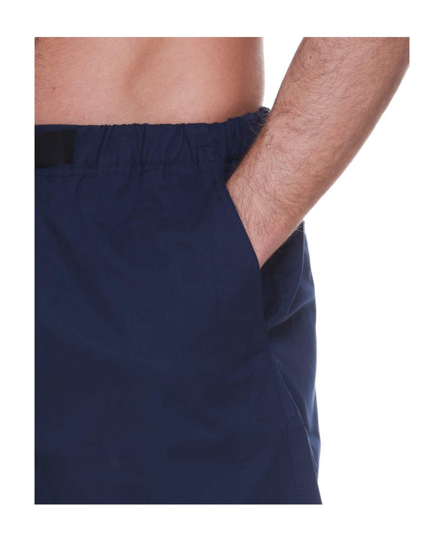 Kenzo Belted-waist Shorts In Blue