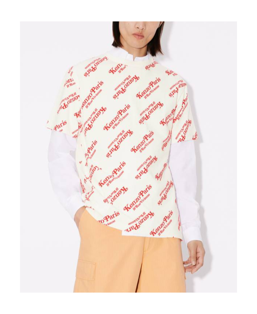 Kenzo X Verdy Oversized T-shirt In White