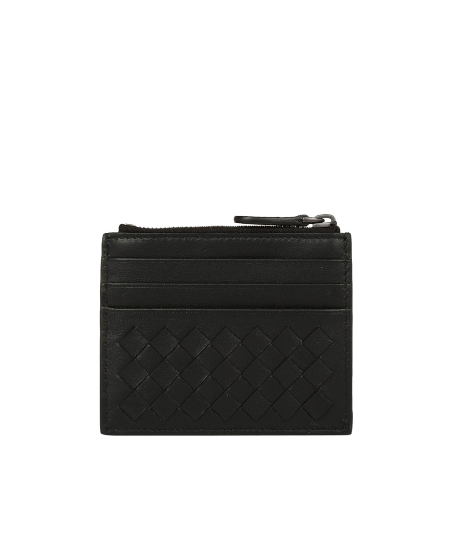 Bottega Veneta Bifold Wallet In Leather In Black
