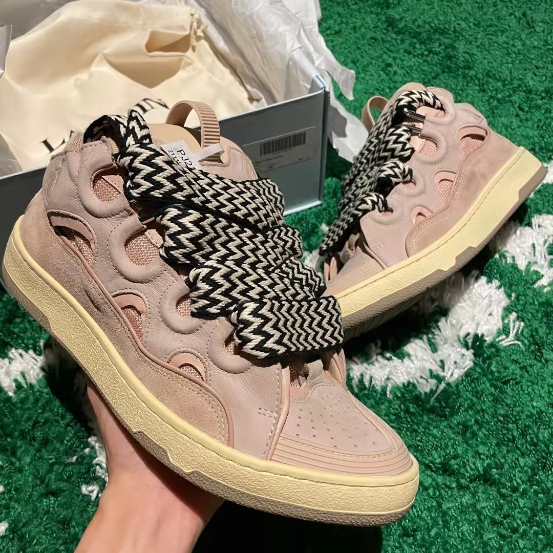 Lanvin Curb Sneaker In Pink
