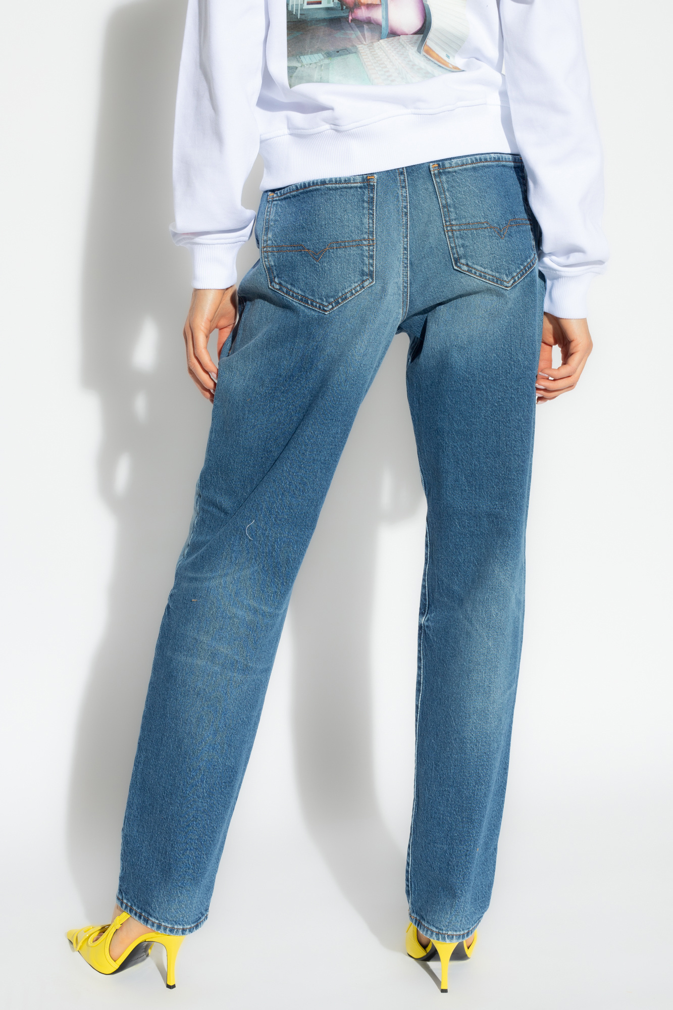 DIESEL STRAIGHT DENIM TROUSERS