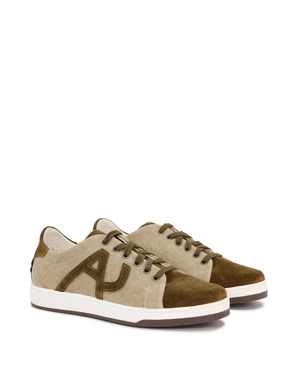 ARMANI JEANS LOGO LOW-TOP LEISURE SNEAKERS