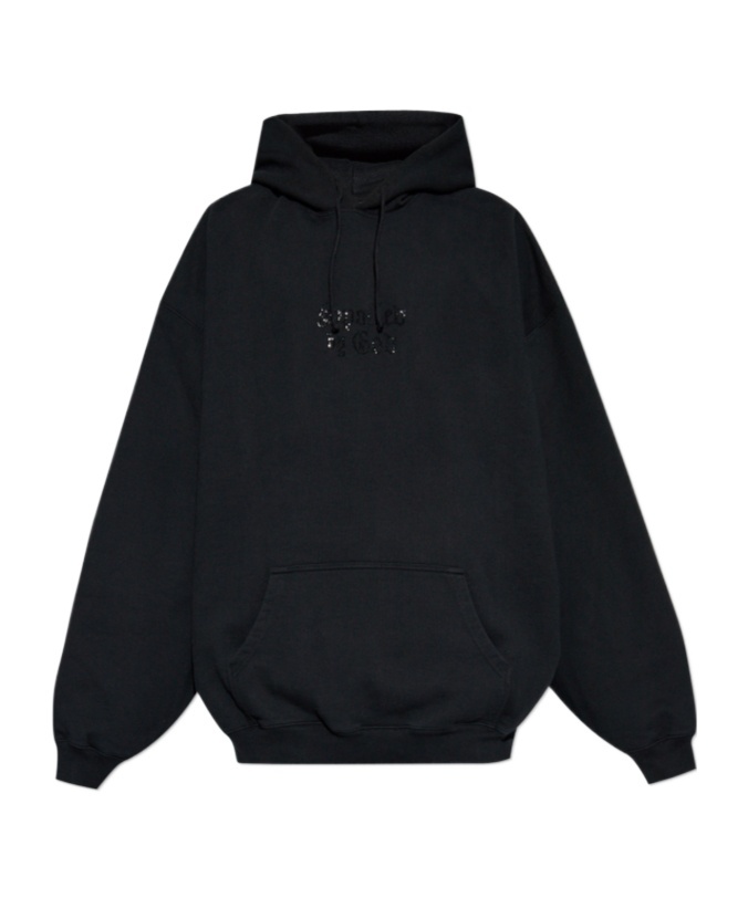 Vetements Logo Sweater In Black