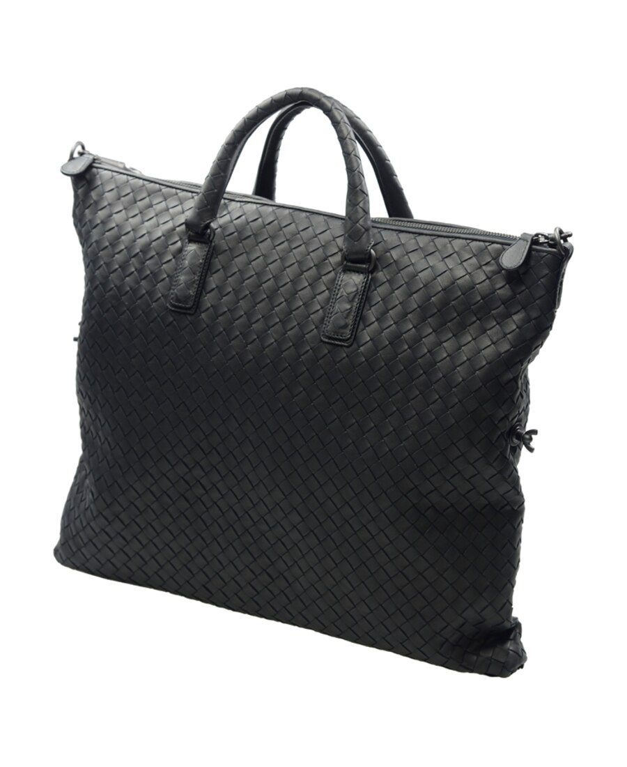 Bottega Veneta Knitted Handbag In Black