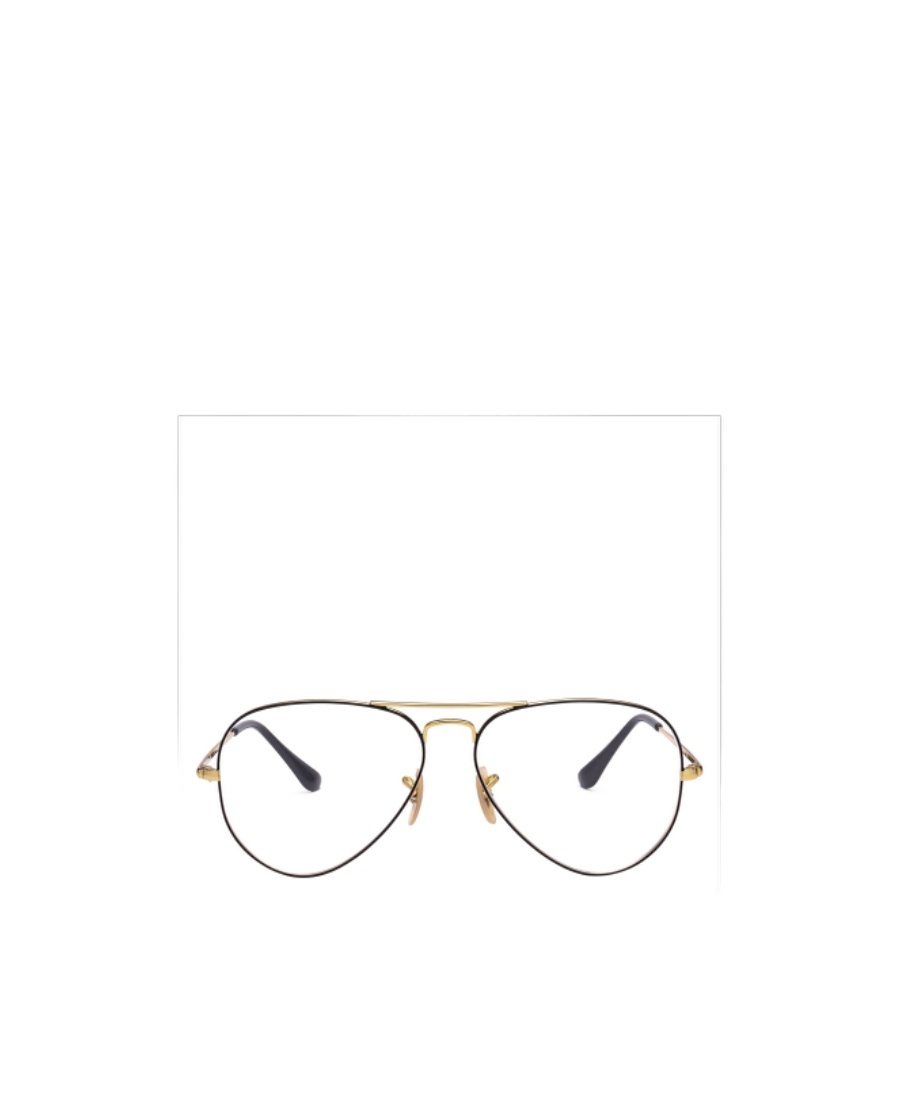 Ray Ban Large Frame Flat Mirror In White