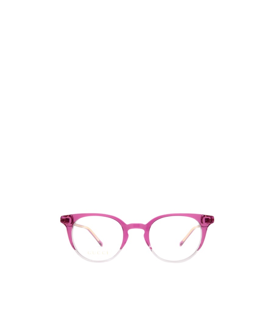 Gucci Round Frame Optical Glasses In Pink