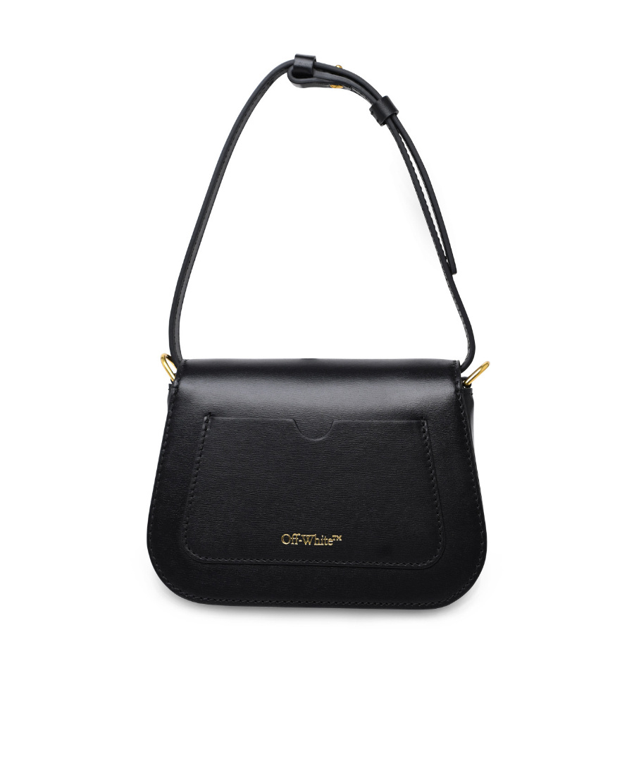 Off-white Skeleton Binder Shoulder Bag In Black
