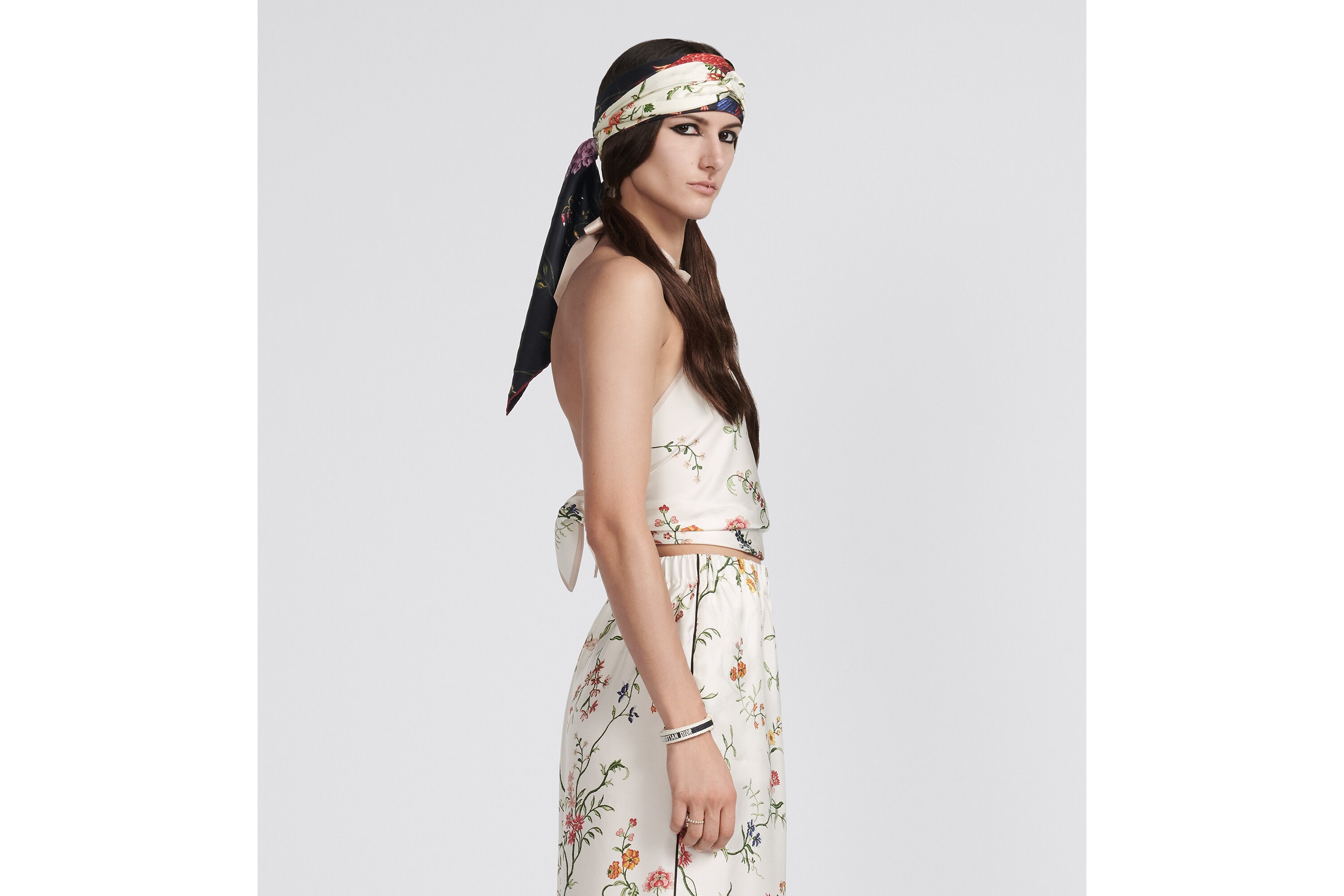 Dior Printed Strap In White