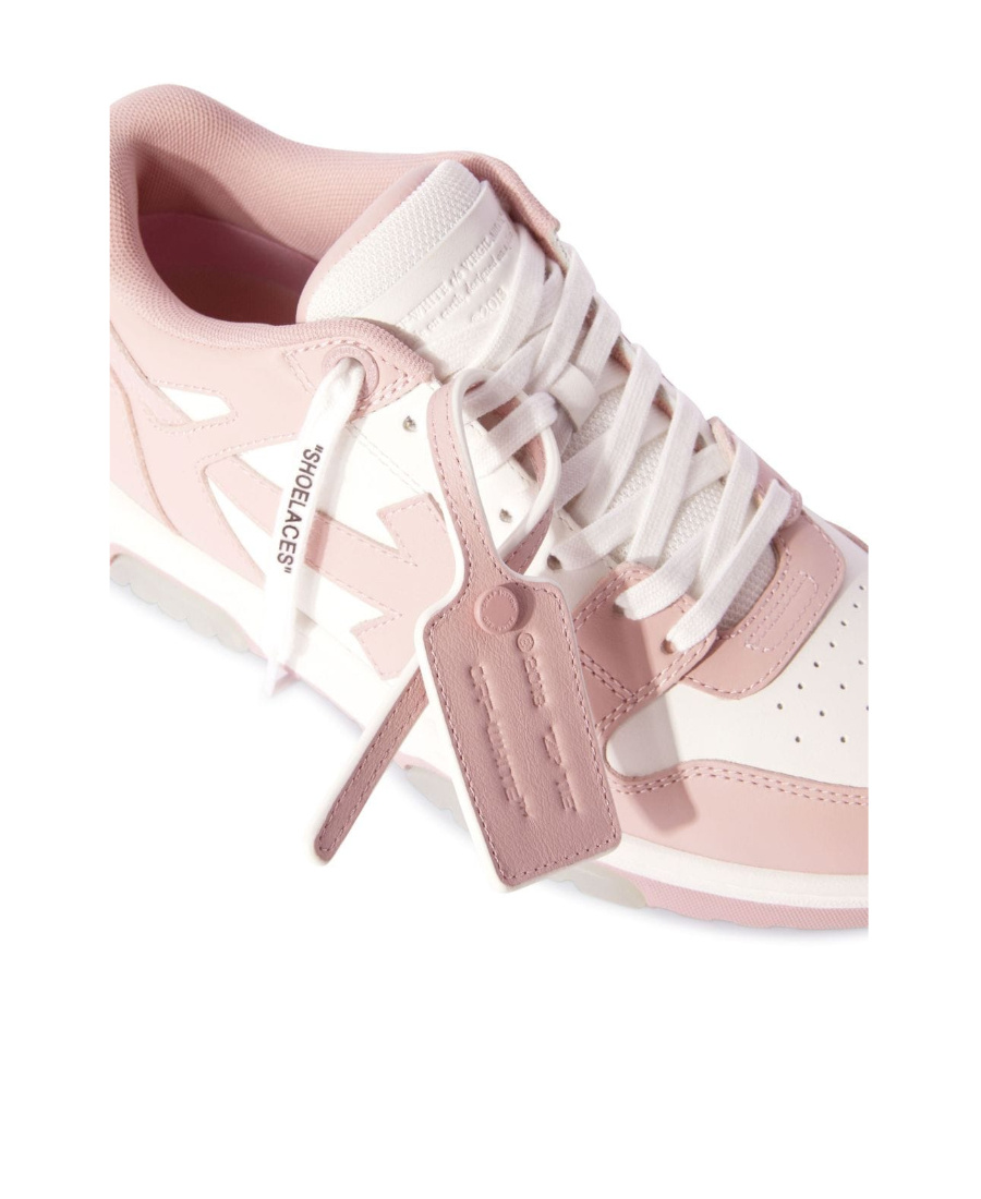 Off-white Off White Out Of Office Leather Sneakers In Animal Print