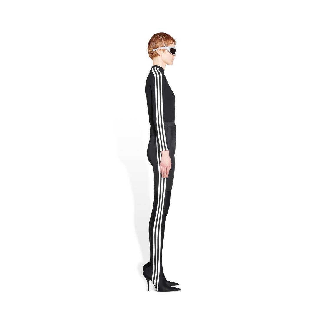 Balenciaga X Adidas 3-stripes Cycling Shorts In Black