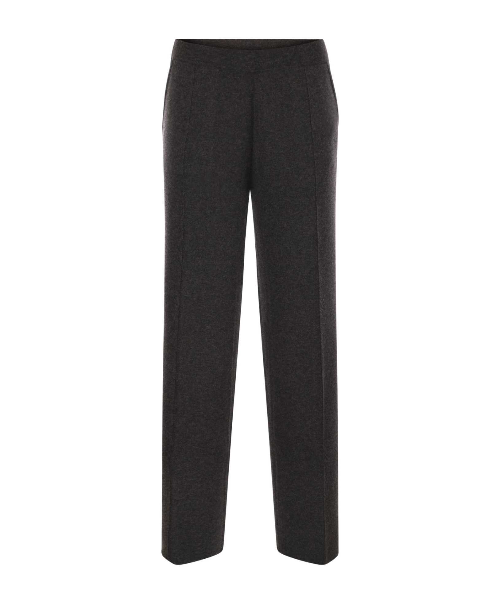 Max Mara Arno Viscose And Wool Trousers In Gray