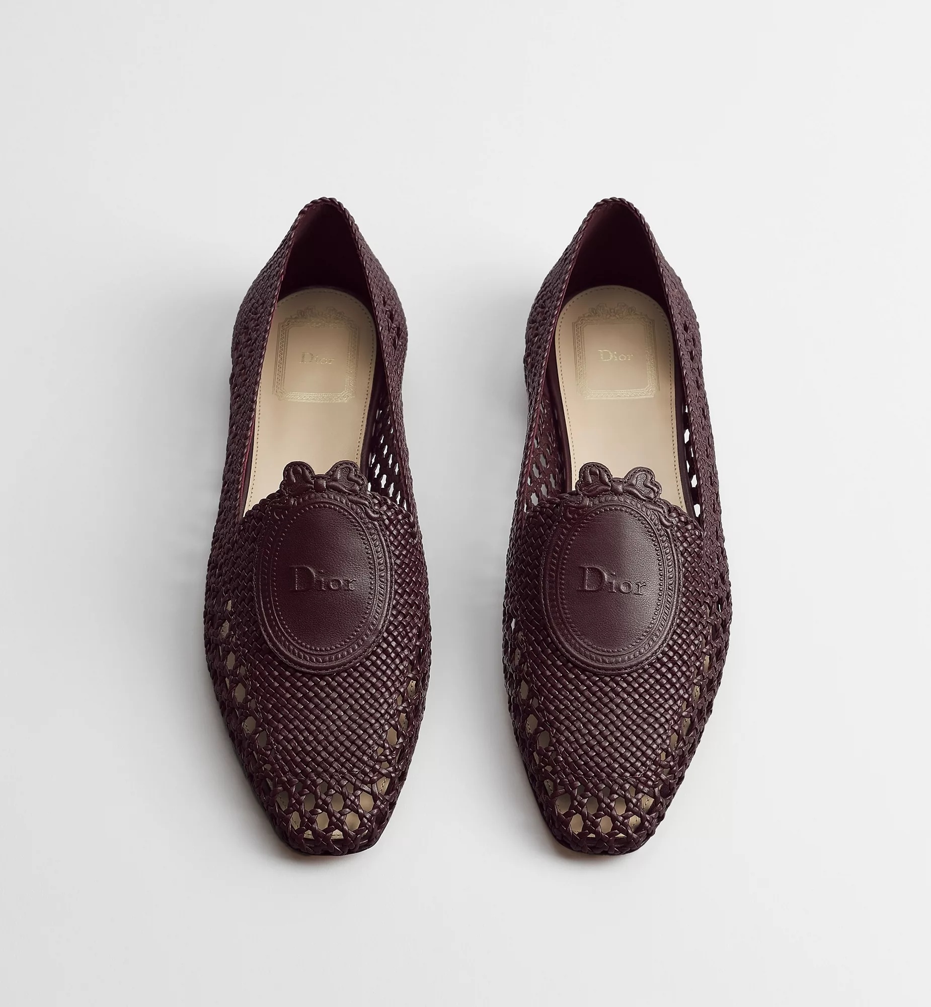 Dior Médaillon Loafer In Black
