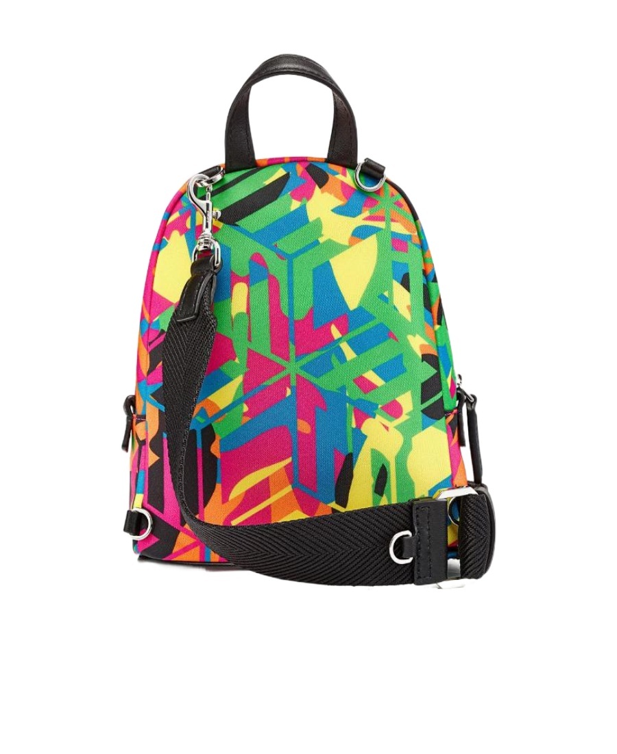Mcm Abstract Pattern Printed Shoulder Bag In Multicolor