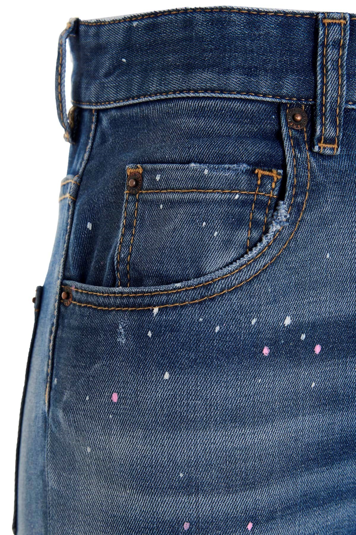 Shop Dsquared2 High-rise Cropped Jeans In Blue
